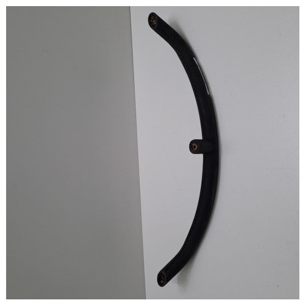 Дръжка от неръждаема стомана, покрита с кожа, черна - 55405264R