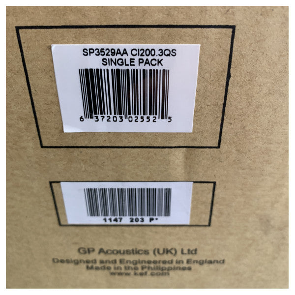 Built-in ceiling | wall speaker KEF Ci200QS 2-way 150W