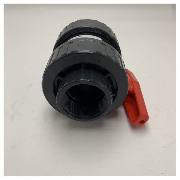 Кульовий кран Profec Safe D-75-2.5 PVC-U PN 10 - міцний кран з ПВХ для надійного регулювання витрати води