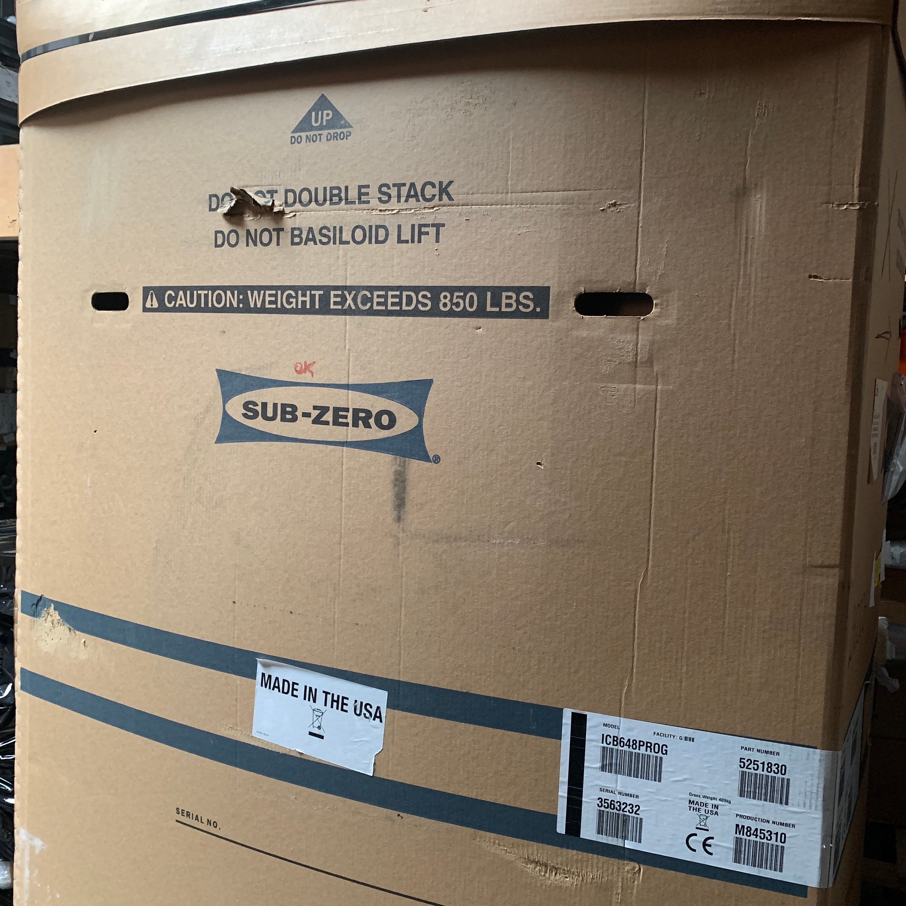 Frigorifero americano Sub Zero Pro 48 in acciaio inox - ICB648PROG