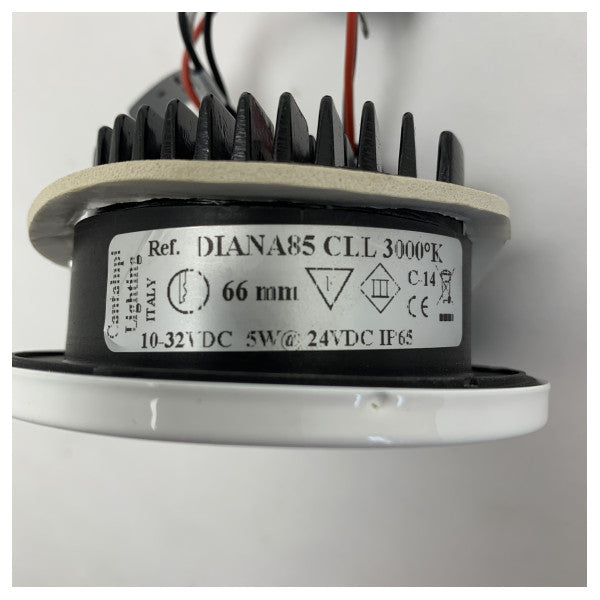 Cantalupi DIANA85 CLL LED 3000K downlight spot hvit 12/24V