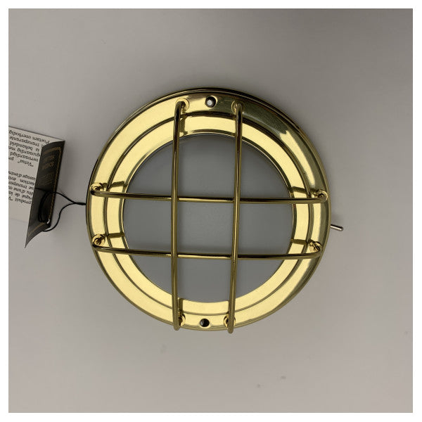 Vetus DOM135 plafonnier laiton 135 mm 12/24V