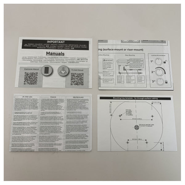 Raymarine AR250 комплект сензори за антена за стабилизация на доксенс - E70615