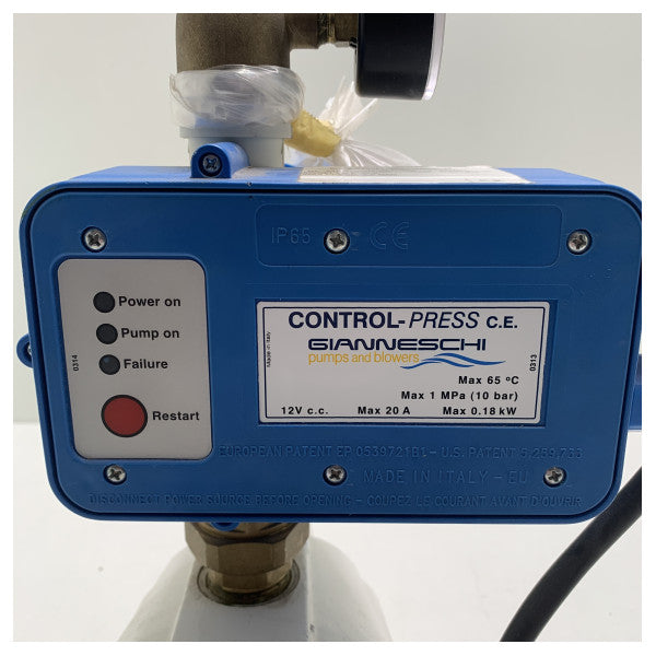 Gianneschi hydrofor färskvattenpump 12V | 45L/min - ECOJET-1B-12V