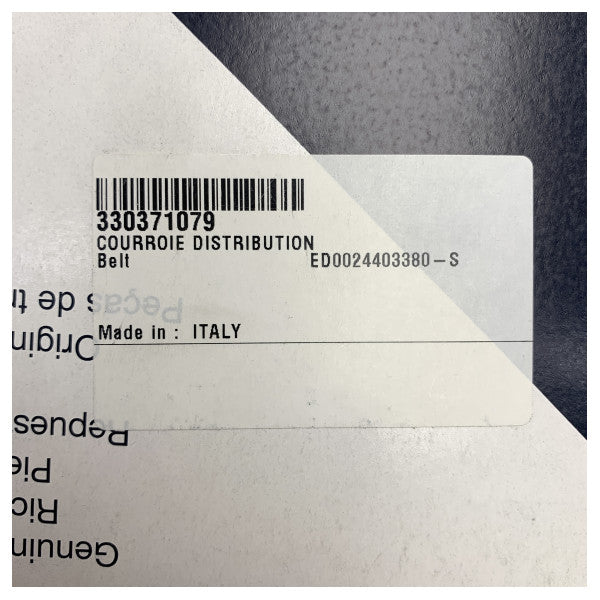 Lombardini ED0024403380-S Engine Drive Belt Black