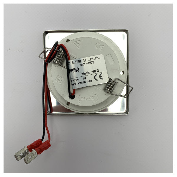 Γρήγορα EDWIN τετράγωνο LED downlight spot 12/24V
