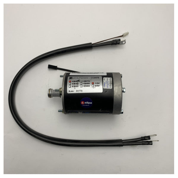 Silnik elektryczny dziobowego steru strumieniowego Side Power ESB20-12V 1,1 KW