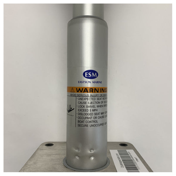 Base quadrada do pedestal do banco Eastsun Marine 175 a 486 mm