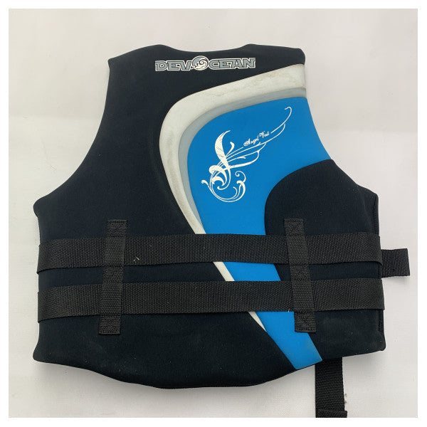 Devoceanネオプレン女性用スイミングジャケットLサイズブルー - EW001R-L