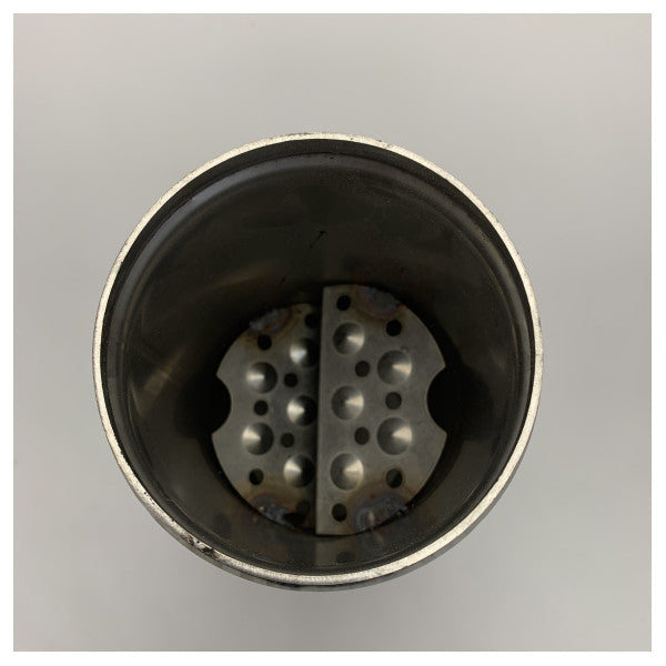 Utslippstilkobling rustfritt stål 105 mm