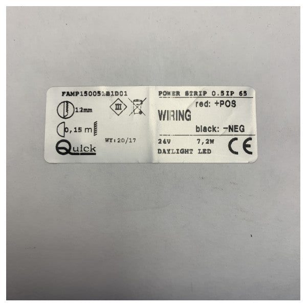 Strisca ta' dawl ta' LED ta' 24V - FAMP150051B1D01