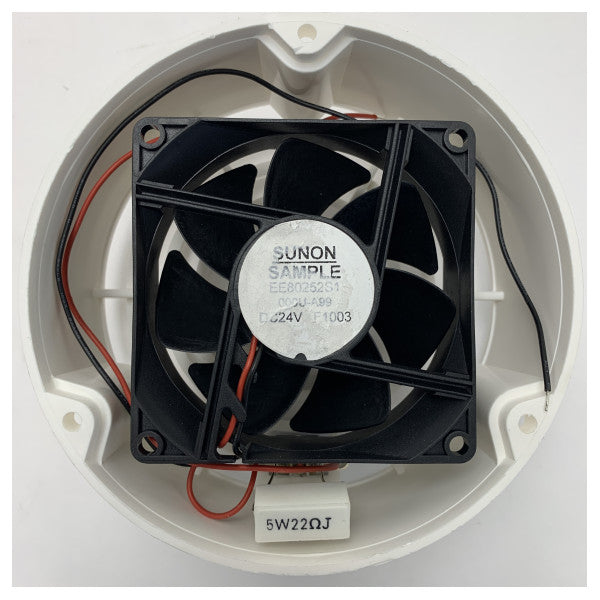 Vetus FAN24 24V DC Marine 2-Speed White Fan