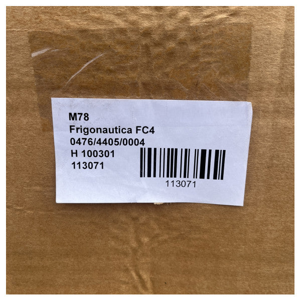 フリゴナウティカ FC4 ステンレススチール 2段カウンター下冷蔵庫 130L 12/24V