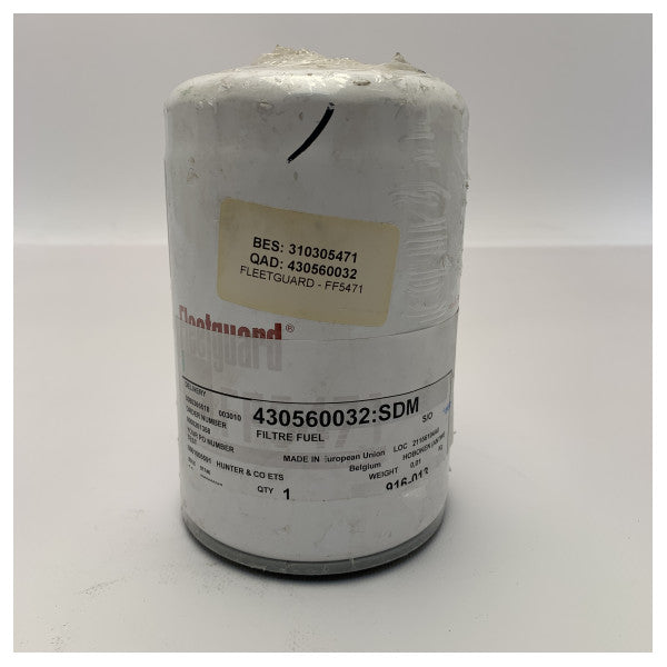 Fleetguard FF5471 motor yakıt filtresi | su ayırıcı spin-on