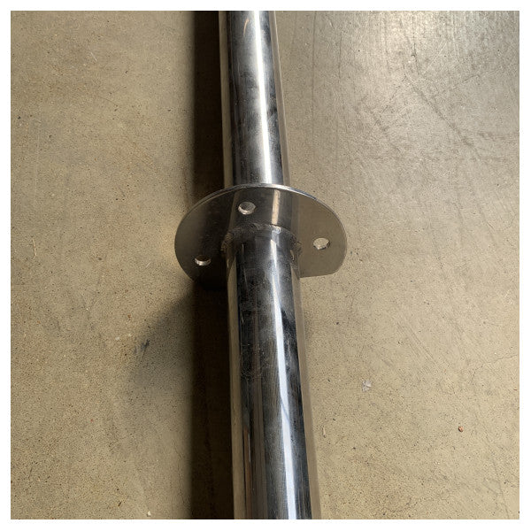 Maszt flagowy ze stali nierdzewnej L1610 x D55 mm - zdejmowany