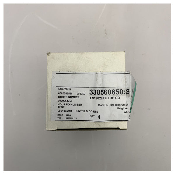 Картридж для паливно-водяного сепаратора Fleetguard FS19830, білий