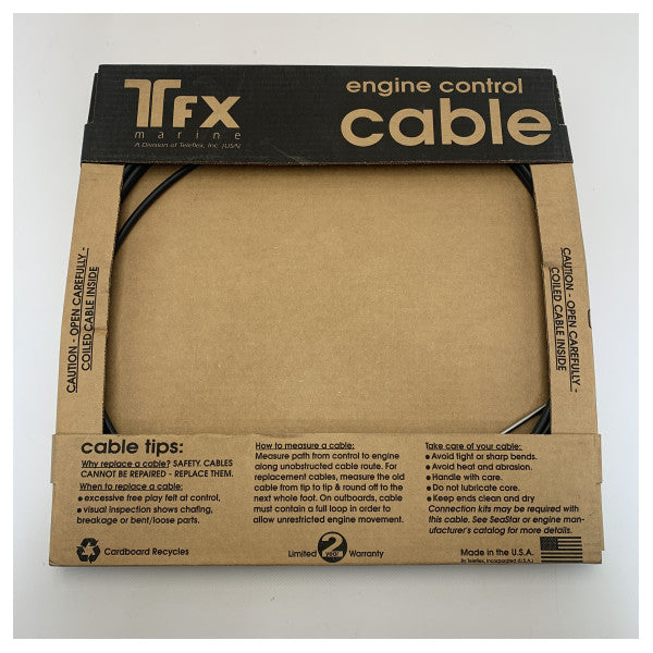 Кабель керування дросельною заслінкою Teleflex FT 17 B1 - довговічна, безперебійна робота для човнових двигунів