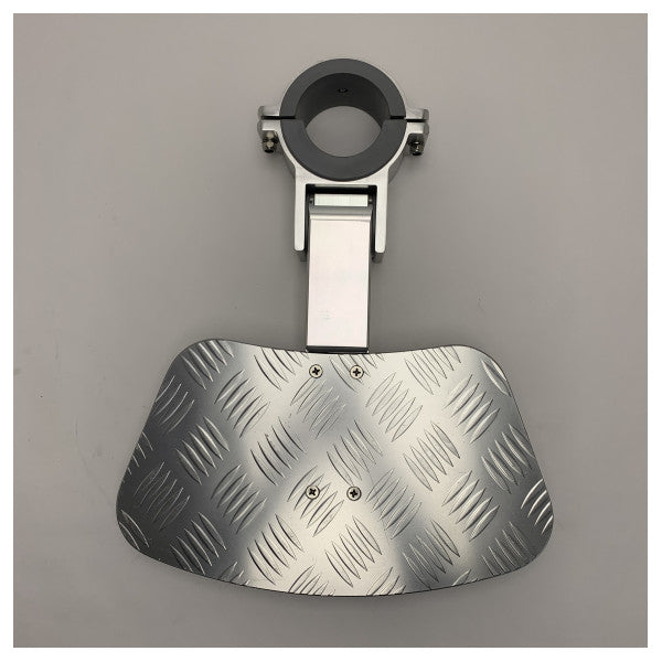 Vetus FTREST73 poggiapiedi in alluminio per supporto sedile 73 mm pieghevole