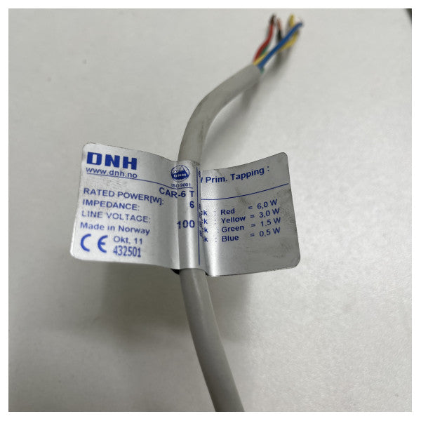 DNH CAR 6W 100V водоустойчив морски високоговорител - издръжлив бял компактен високоговорител за лодки и кораби