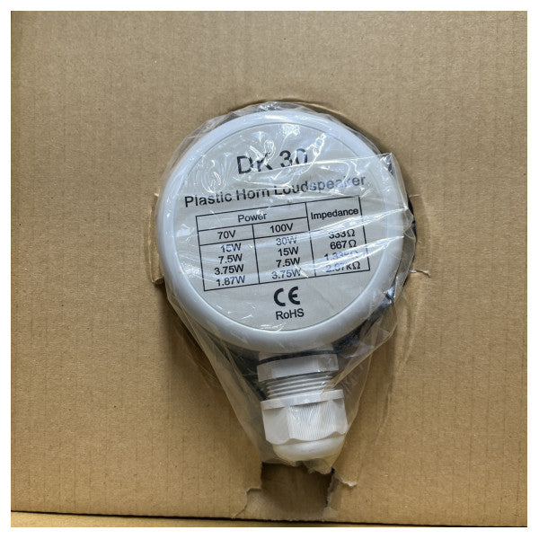 مكبر صوت بوق مقاوم للماء DK30-PP من جاغرو 100 فولت