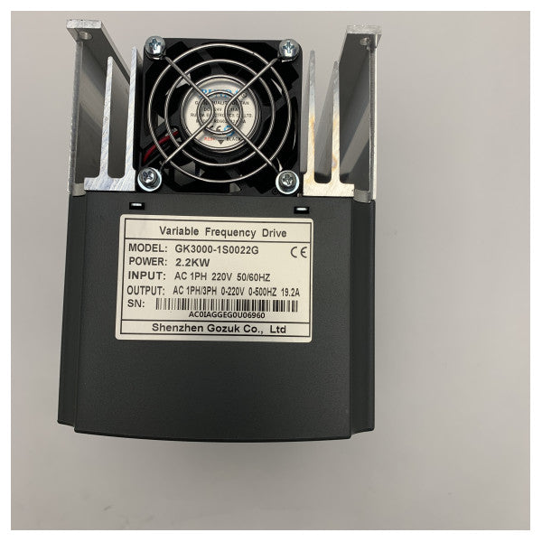 ATO 3 HP 2.2 KW VFD single phase variable frequency drive