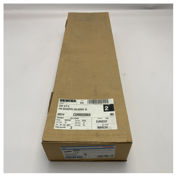 Apparecchio di illuminazione in policarbonato impermeabile di grado marino Gewiss GW 80 454 Certificato IP65 ATEX