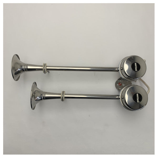 Vetus H12D double air horn trumpet stainless steel 12V