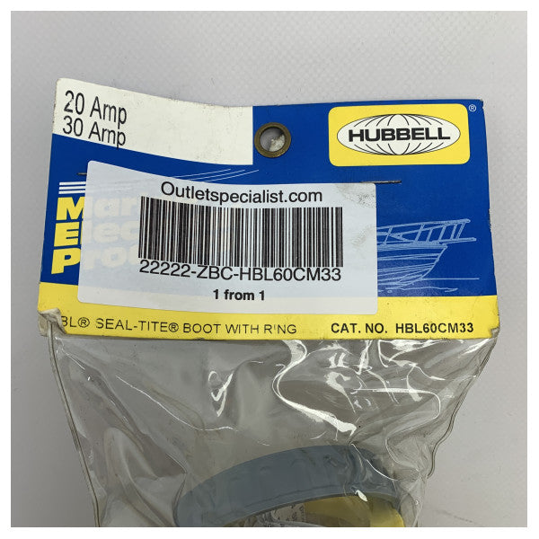 Hubbel HBL60CM33 coperchio di collegamento alla rete elettrica terrestre giallo