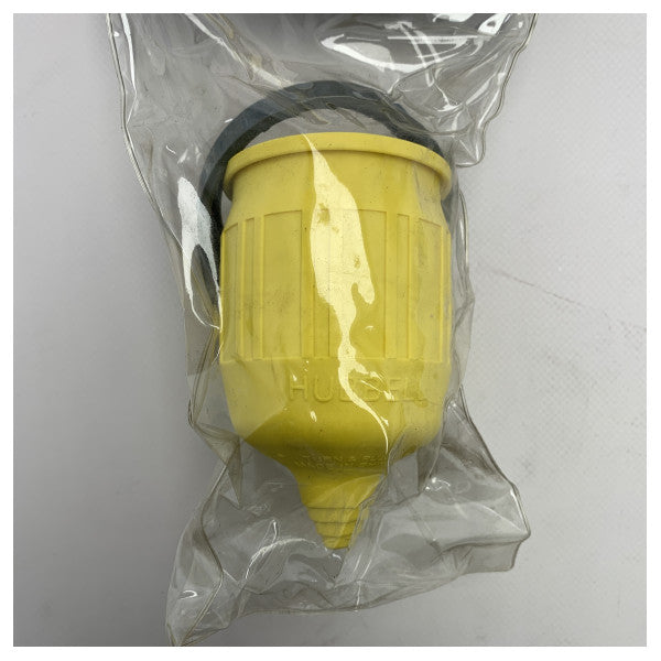 Hubbel HBL60CM33 coperchio di collegamento alla rete elettrica terrestre giallo