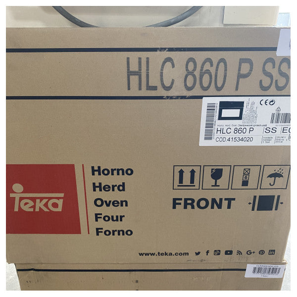 TEKA HLC860P COMPACT 45 cm Multifunksjonell bygg i ovnssvart