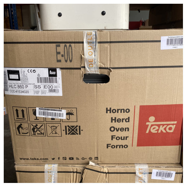 TEKA HLC860P COMPACT 45 cm Multifunksjonell bygg i ovnssvart