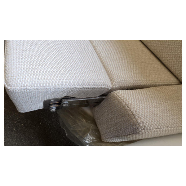 Original double helmsman pilot seat with foldable seat rest