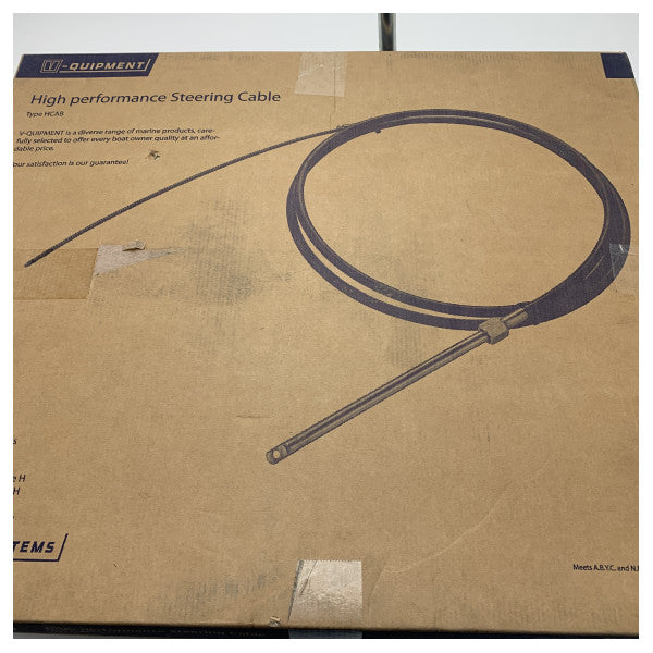 Vetus HZFKIT12 ZF комплект за ръчно управление 12 фута от неръждаема стомана