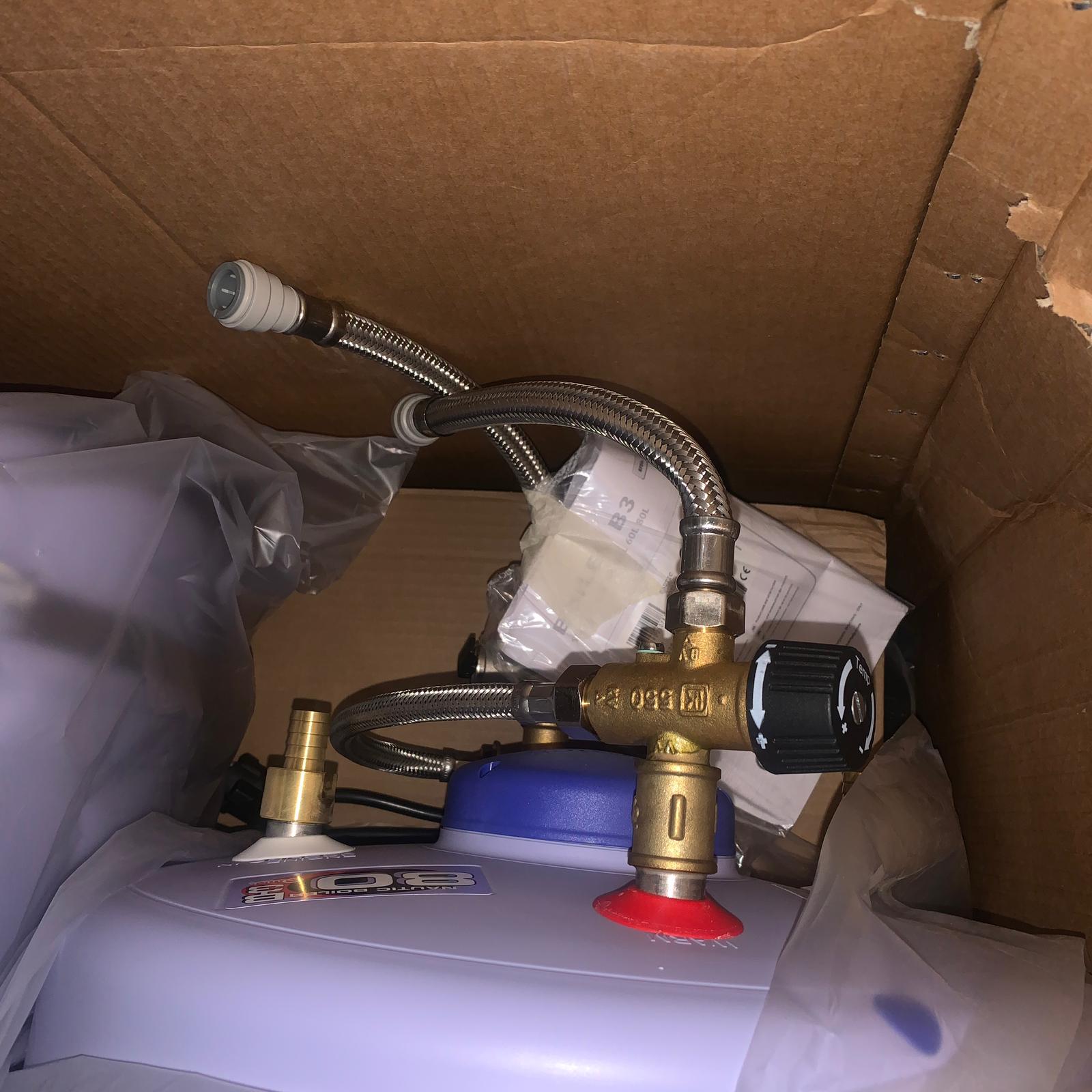 Quick 80L bojler na gorącą wodę szary 1200W / 230V - FLB38012S000A07