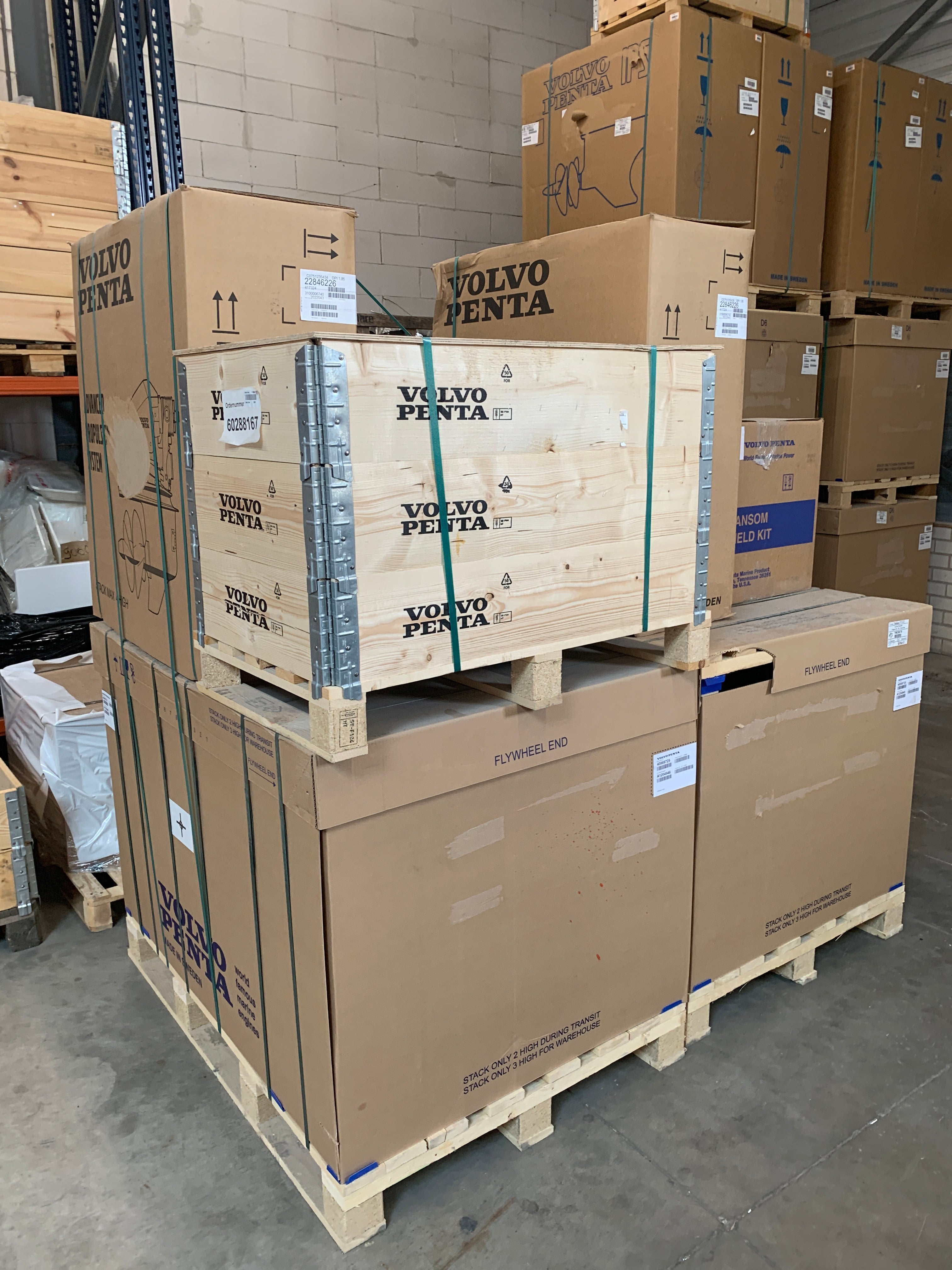 Новий комплект двигуна Volvo Penta D4-270A/DPI 270 к.с.