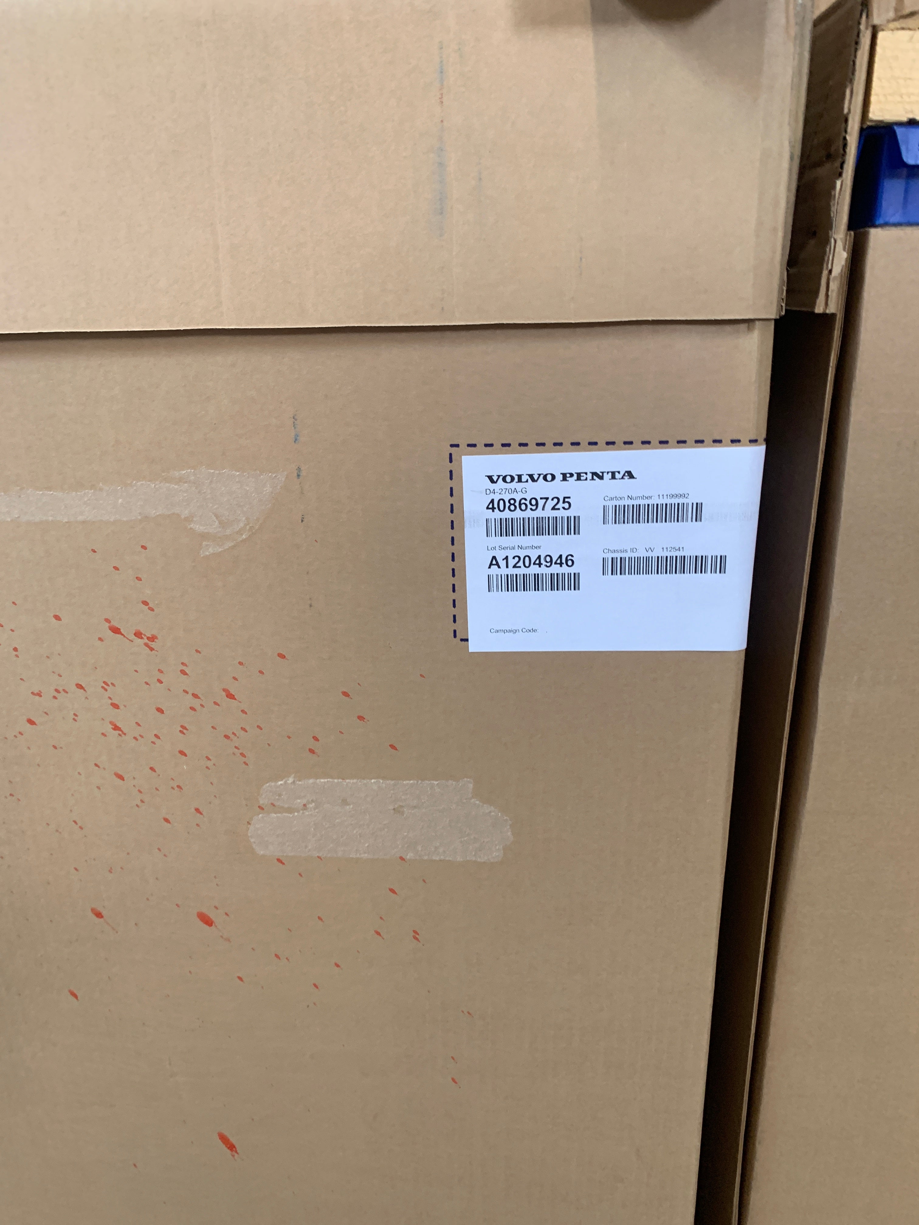 Новий комплект двигуна Volvo Penta D4-270A/DPI 270 к.с.