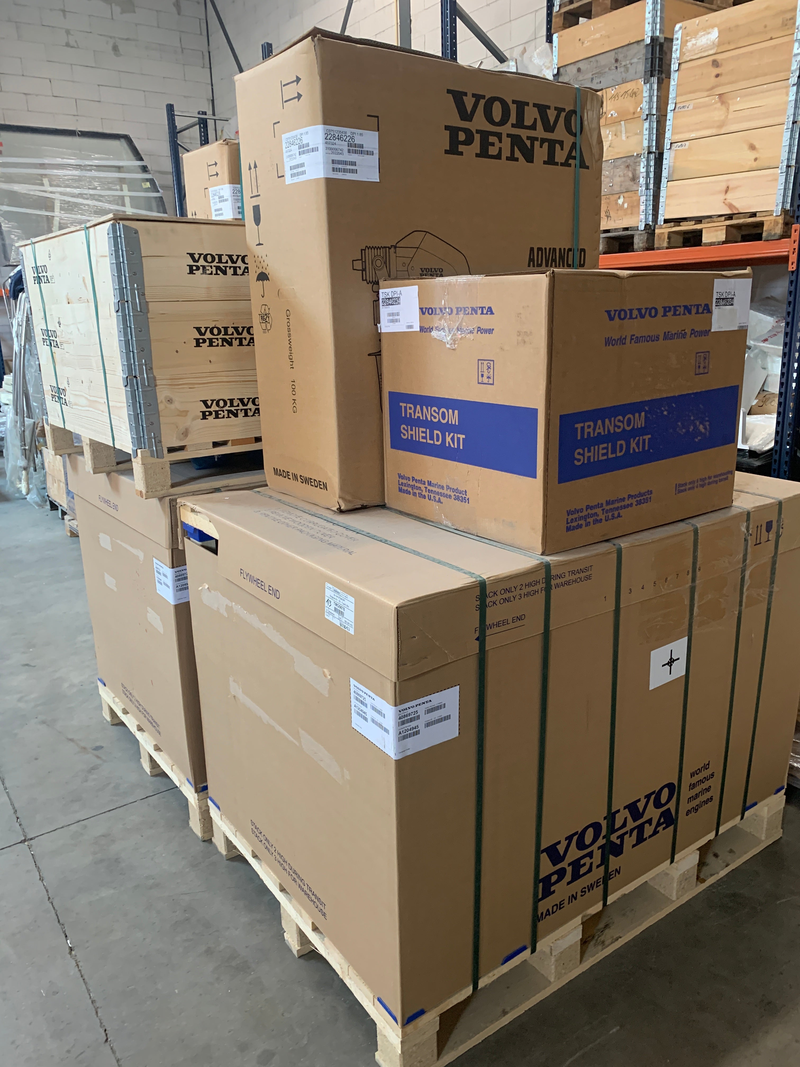 Новий комплект двигуна Volvo Penta D4-270A/DPI 270 к.с.