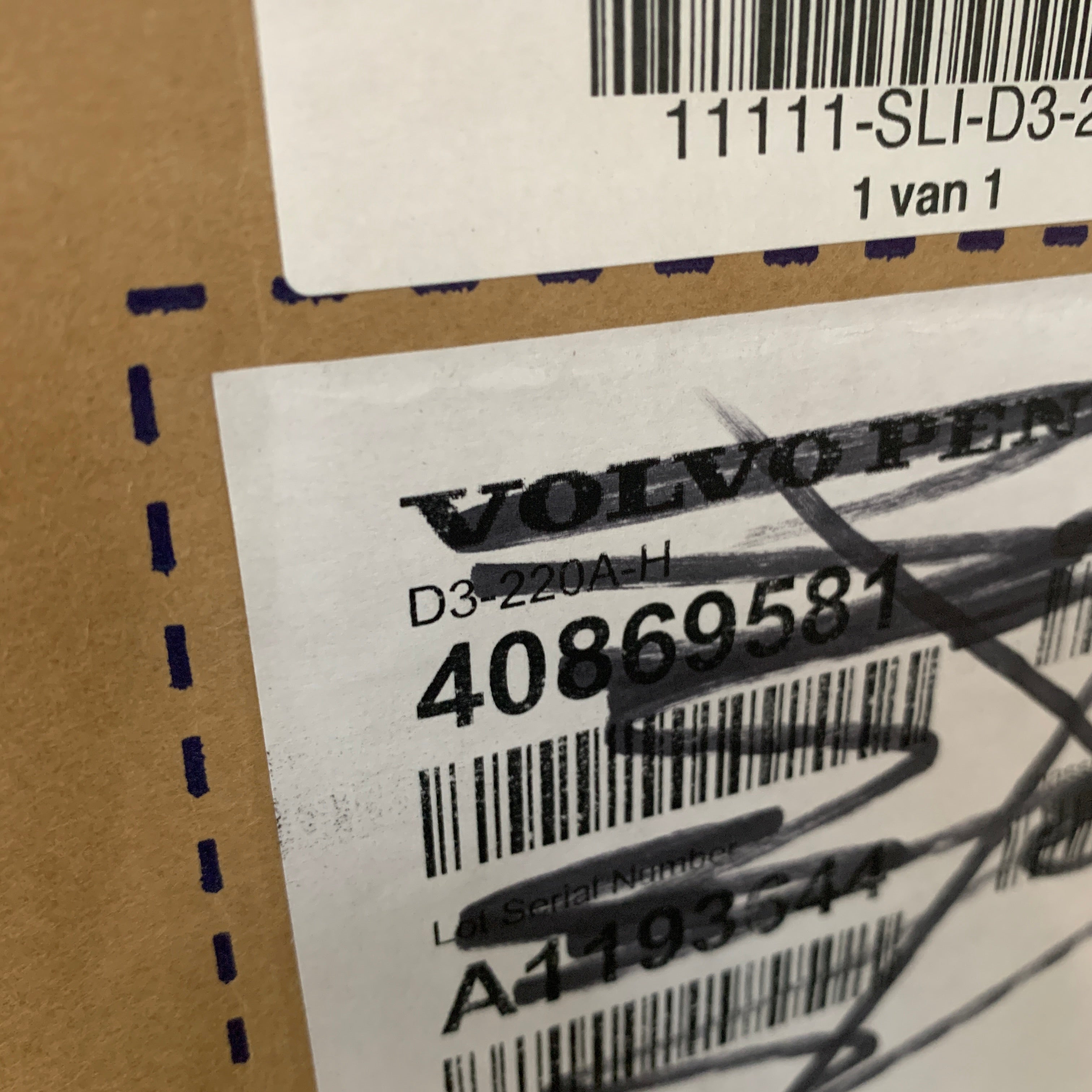 Volvo Penta D3-220 5-sylinder 220 hk Marine dieselmotor Bobtail