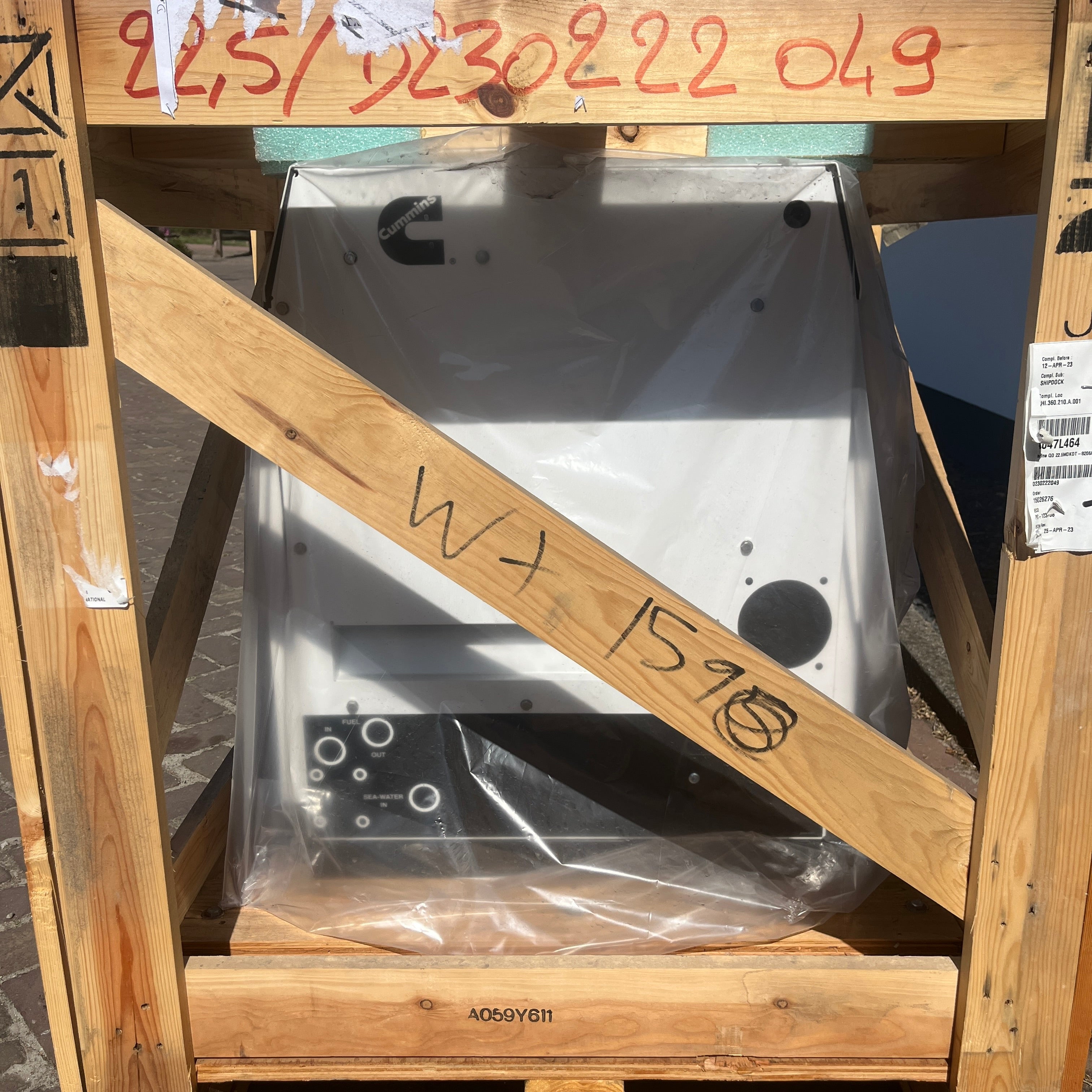 Cummins Onan 22.5 kW morski generator diesla 230V|| 50 HZ - 22.5MDKDT