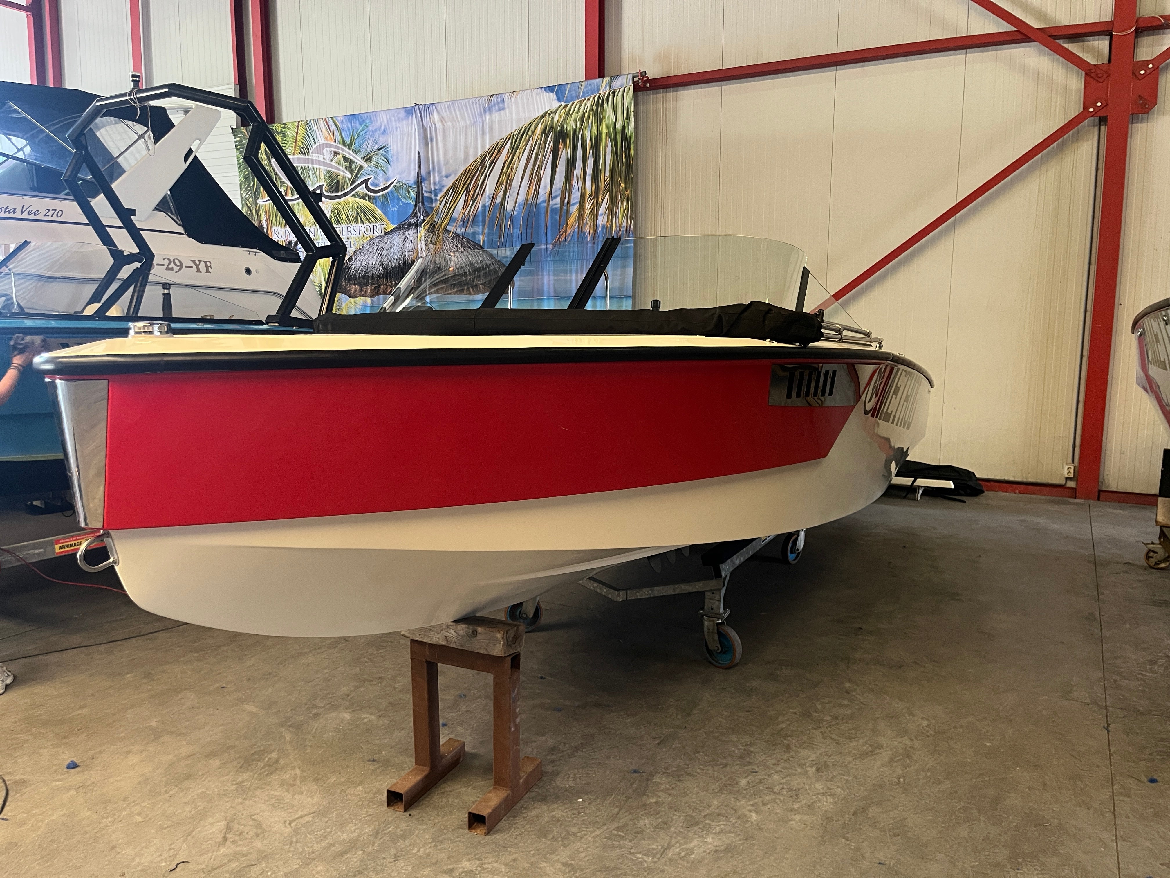 Method Wake Ski 6.2 wakeboard- barco de esqui aquático com 440HP RED