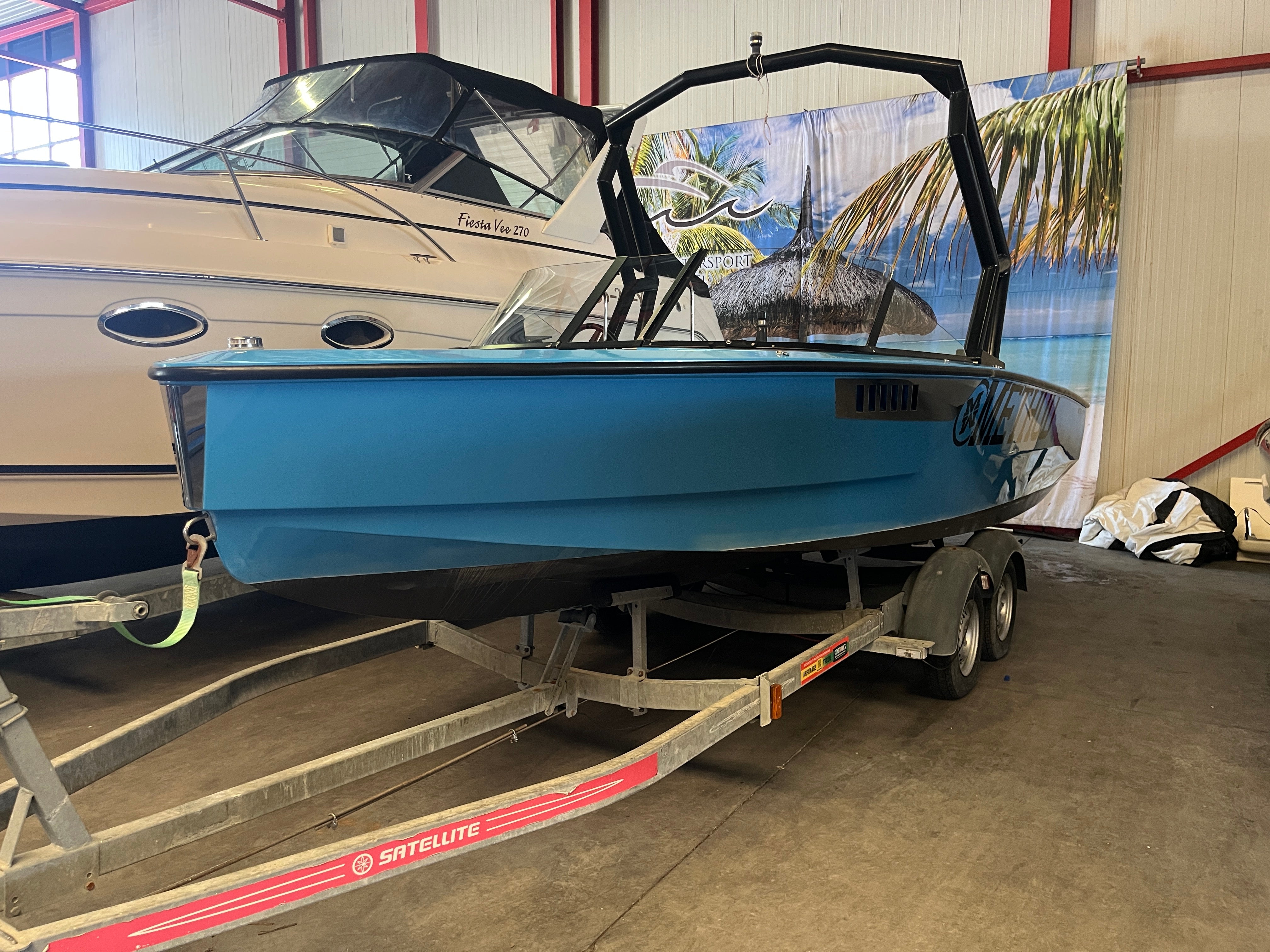 メソッド ウェイク・スキー 6.2 ウェイクボード・水上スキーボート 440HP BLUE 2020