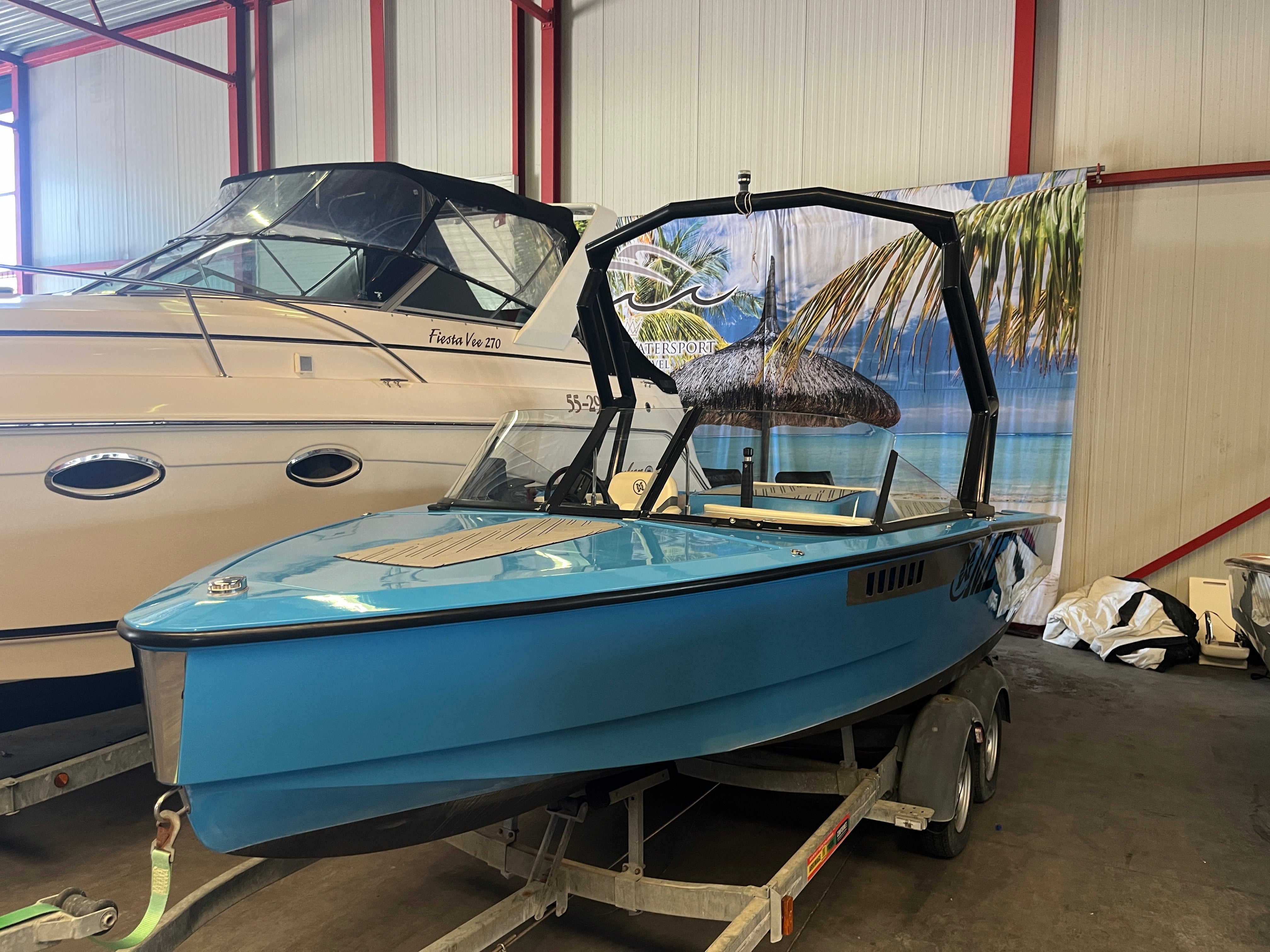 メソッド ウェイク・スキー 6.2 ウェイクボード・水上スキーボート 440HP BLUE 2020