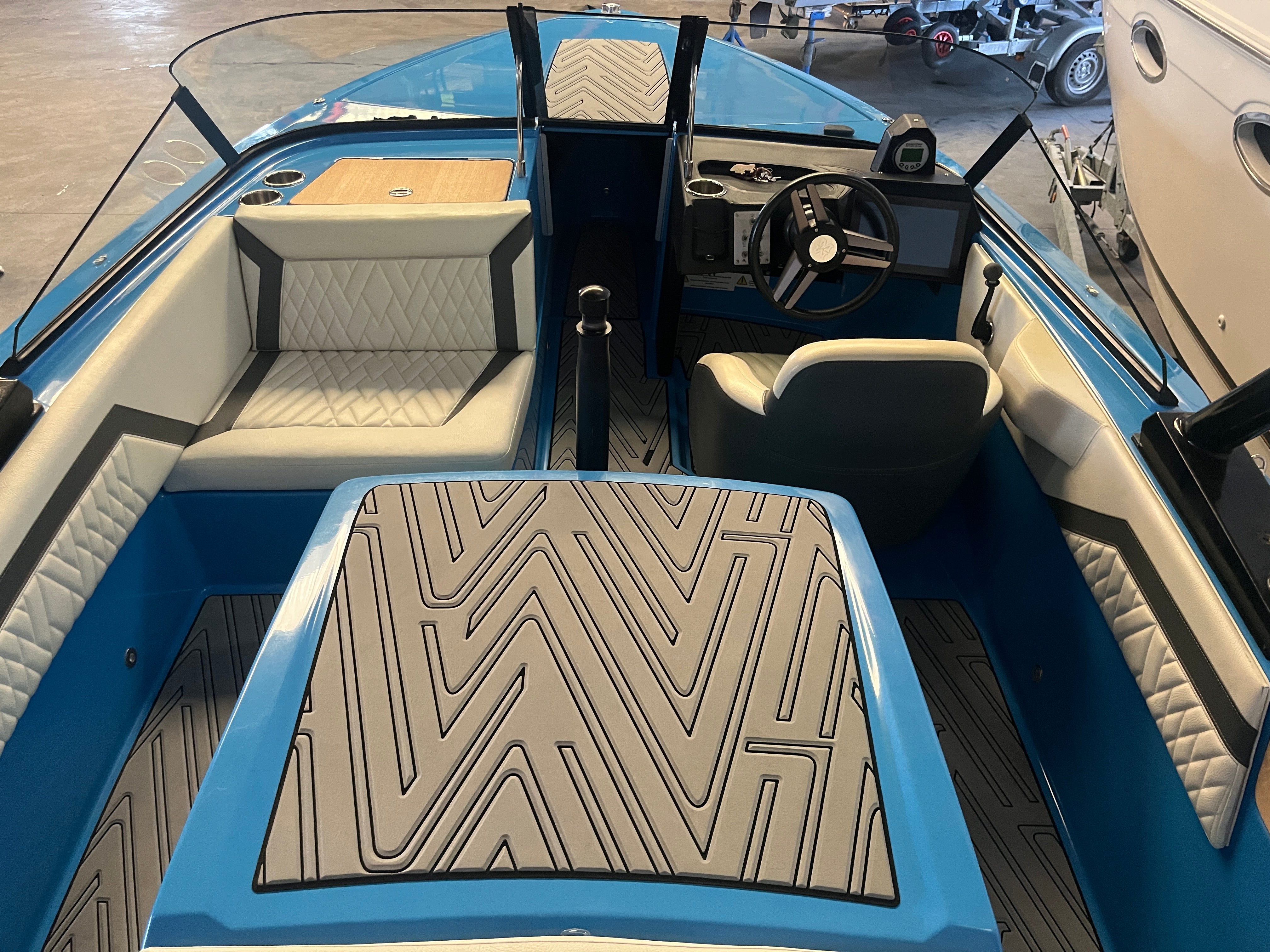 Method Wake Ski 6.2 wakeboard- barco de esqui aquático com 440HP BLUE 2020