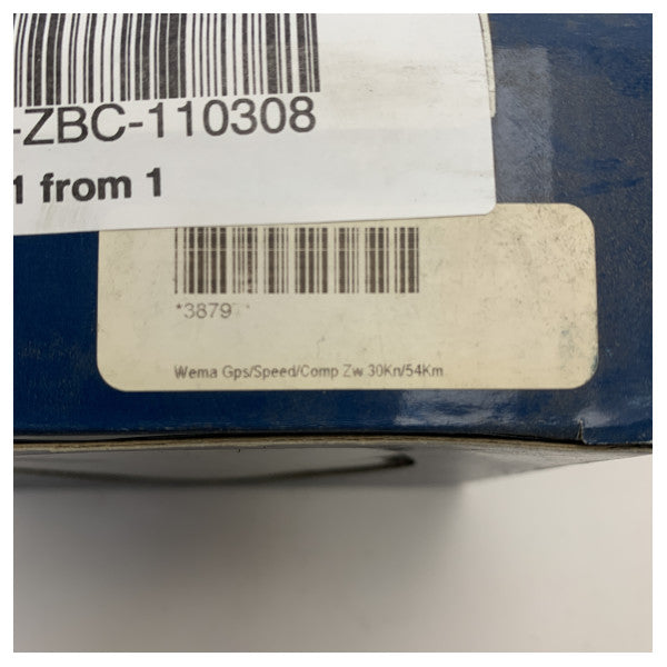 WEMA GPS Båthastighetsindikator Display Black 30 Knots - 110308