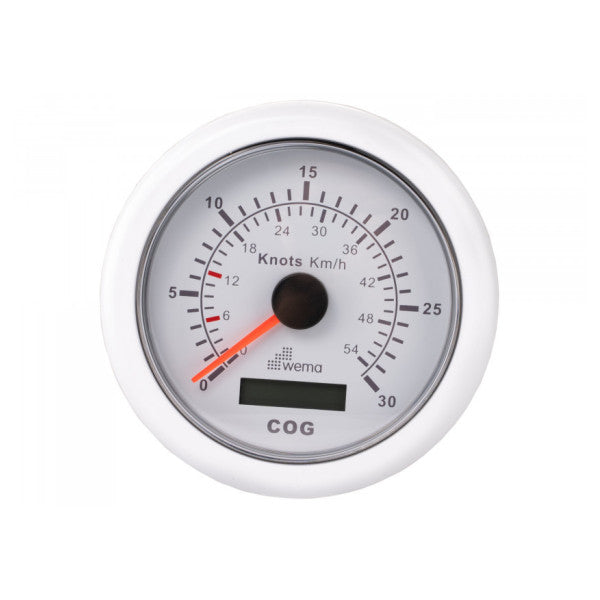 Wema digital GPS - Log - Kompas display hvid - 110309