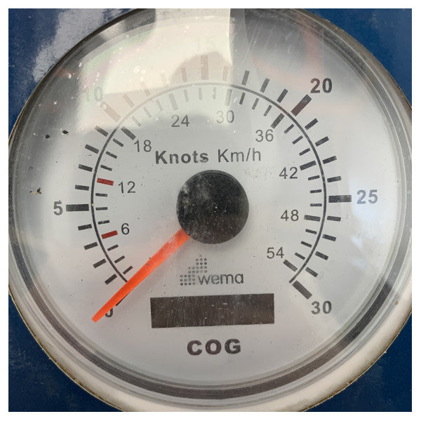 Wema digital GPS - Log - Kompas display hvid - 110309