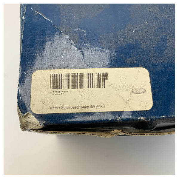 Wema GPS barca indicatore di velocità display bianco 60 nodi - 110389
