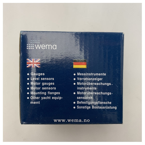 Wema 0-16V Battery Volt meter Display Black - 110330