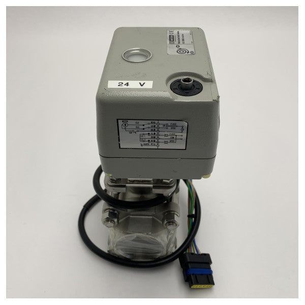 Vetus 1 1/2-инчов сферичен кран с електрически двигател 24V - MV24A11/2