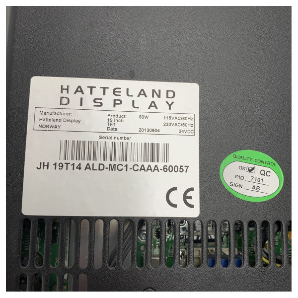 19-дюймовий багатофункціональний морський дисплей Hatteland Alphatron JH 19T14